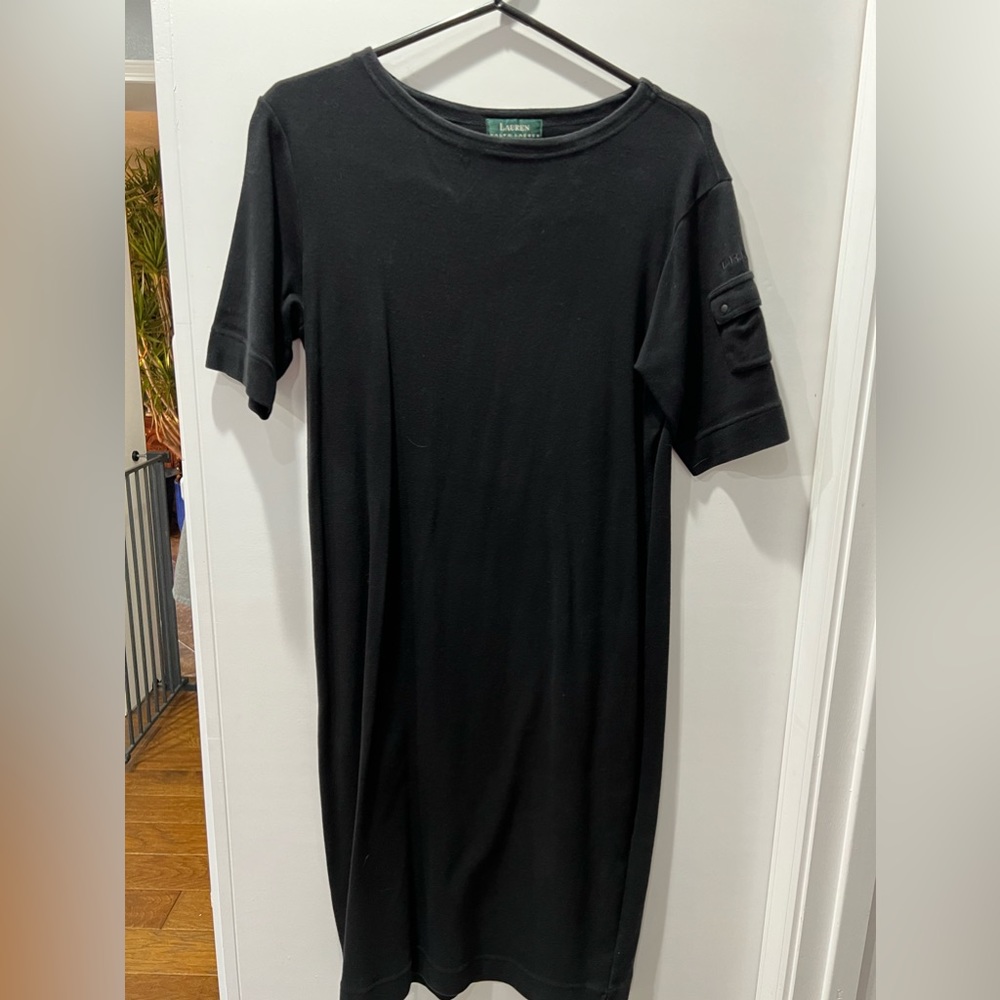 Black 100% cotton dress